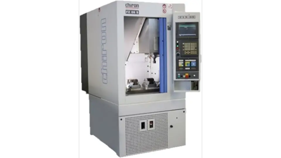 CHIRON FZ 08.2 high-precision vertical CNC machining center at Robocon CNC Pune for small complex machined components