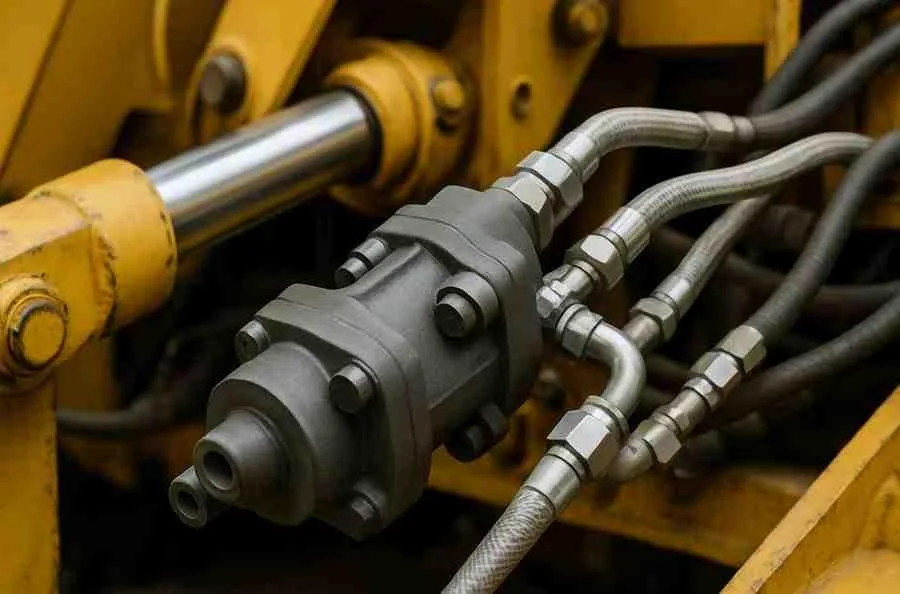 CNC machined construction heavy equipment components UK