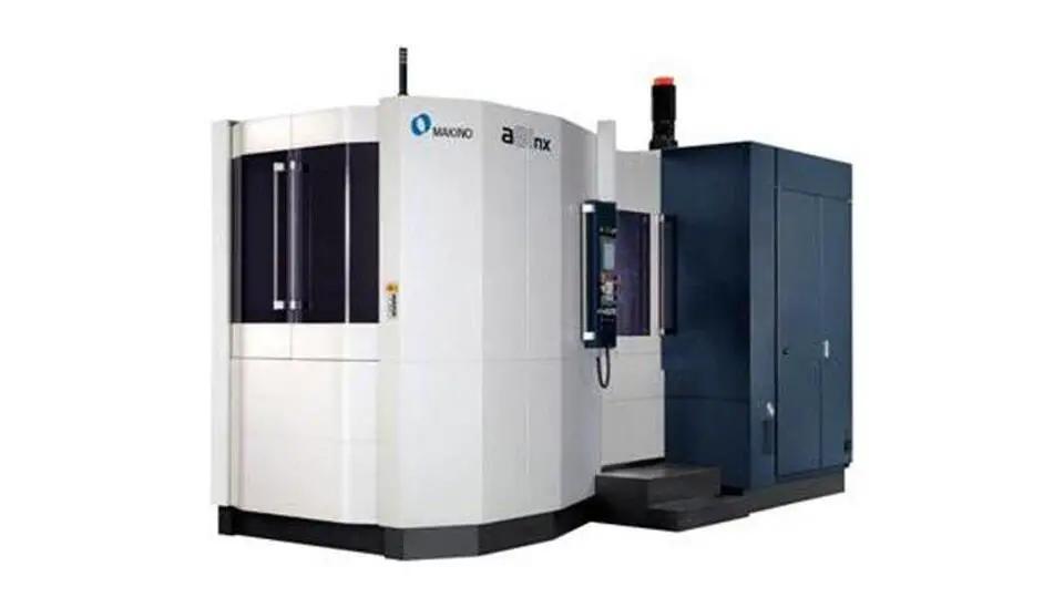 Makino A55 CNC machining center with 4-axis capability for high-precision machining and high-volume production