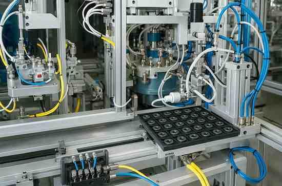CNC machined components for robotics and industrial automation